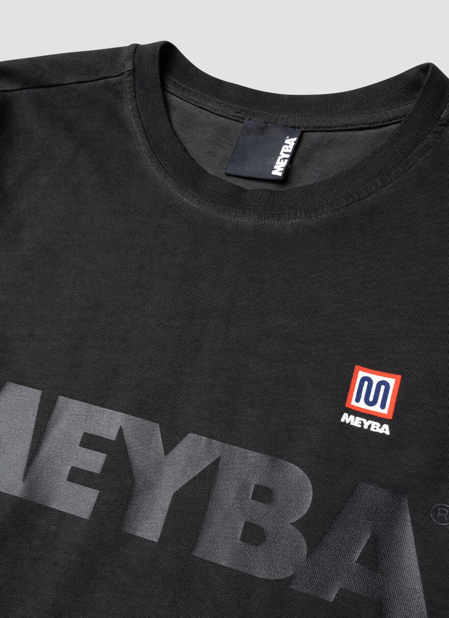COLD DYE TEE, Black, hi-res